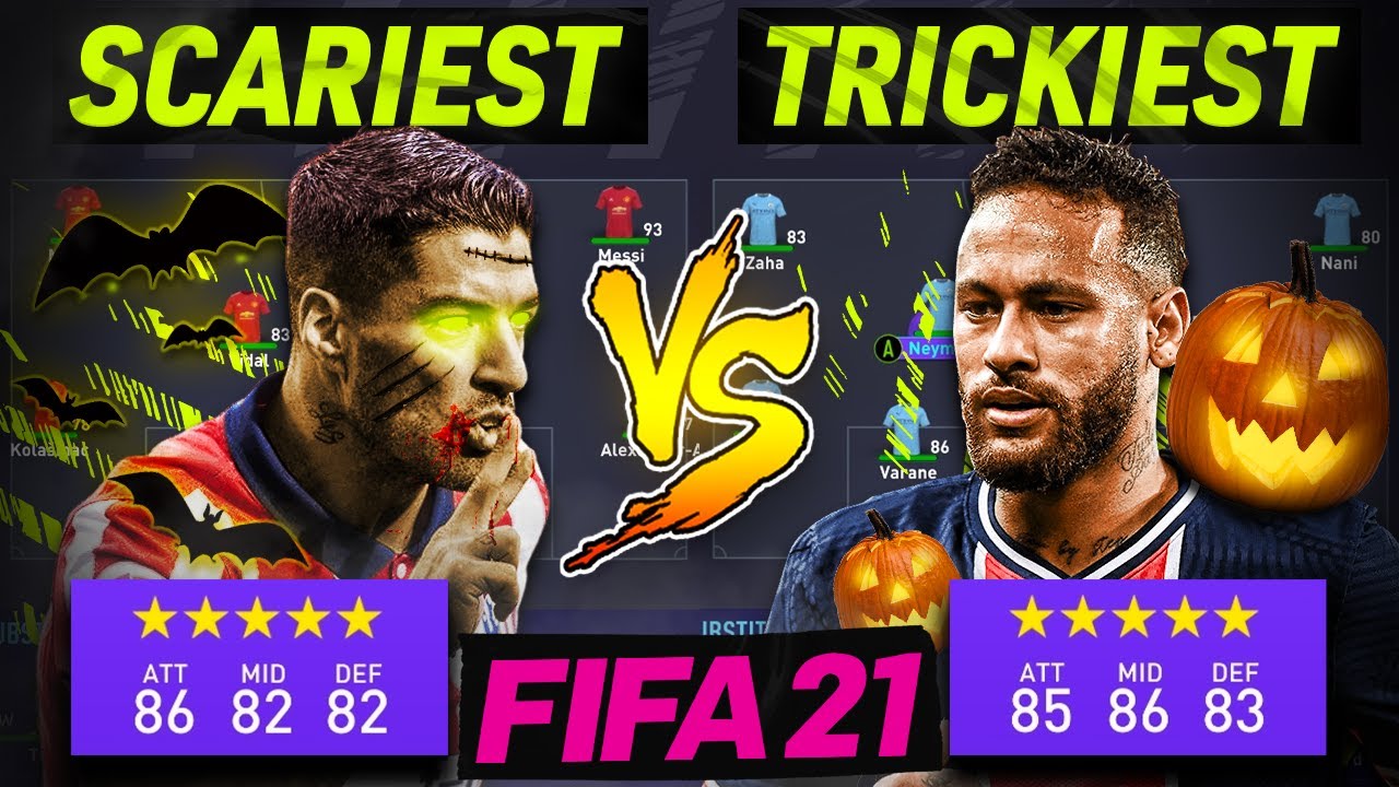 Scariest Team VS Trickiest Team | FIFA 21 Experiment | Gross M&Ms Forfeit