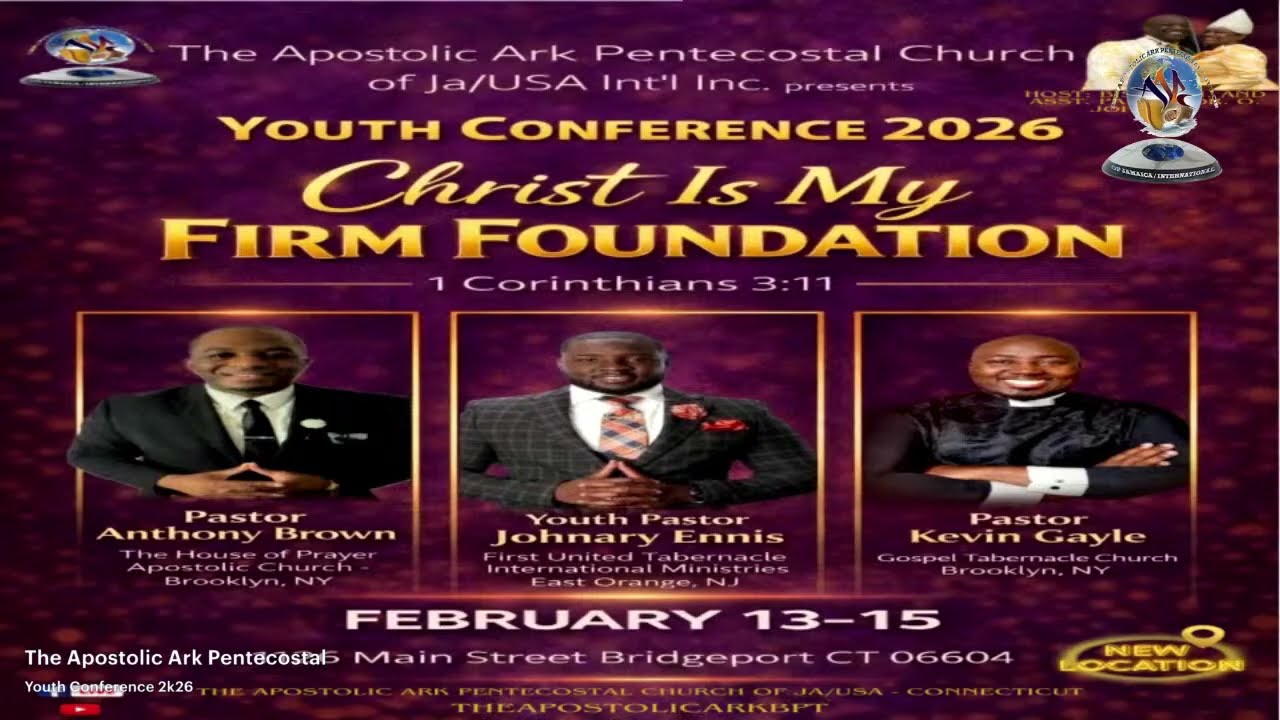 Youth Conference 2K26 Guest Preacher: Pastor Kevin Gayle