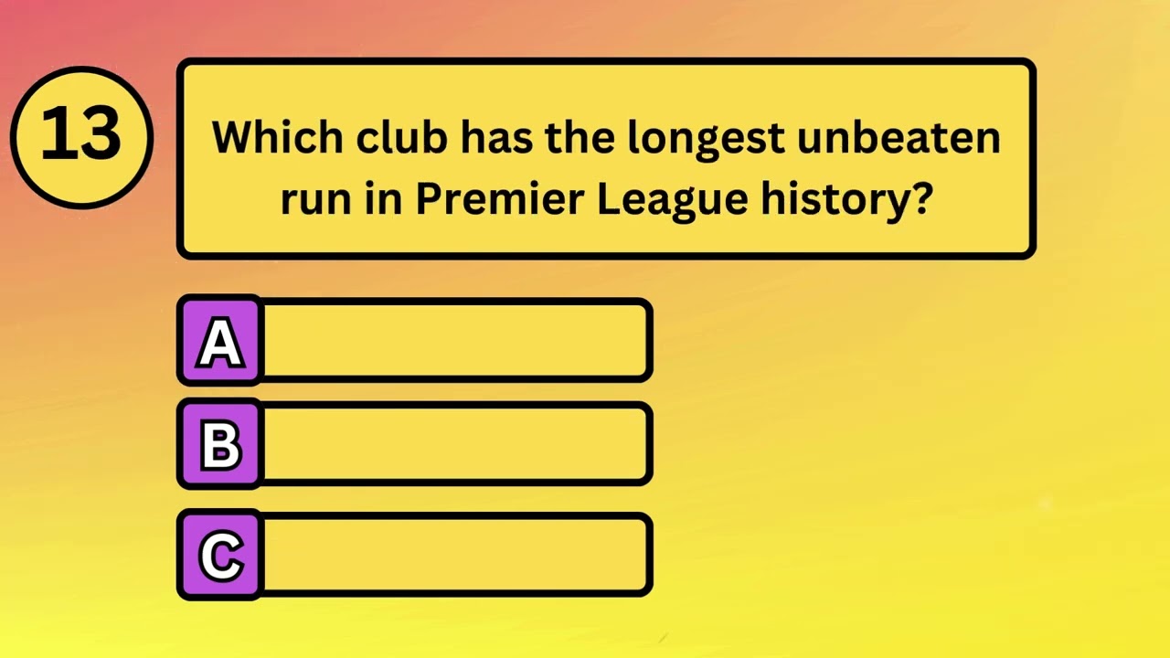 Ultimate Premier League Quiz 2025 | 30 Challenging Questions for True Football Fans ⚽