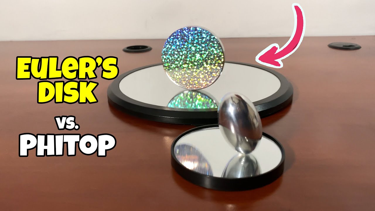 Phitop & Euler's Disk: 2 Awesome Physics Toys 😵 #science #physics