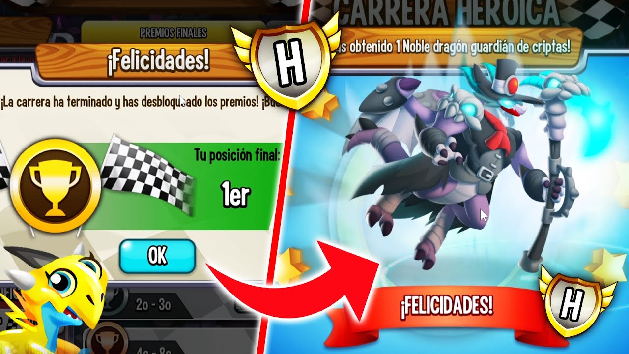 GANO LA CARRERA HEROICA CON MI CUENTA HUMILDE Y ME DAN ESTO!