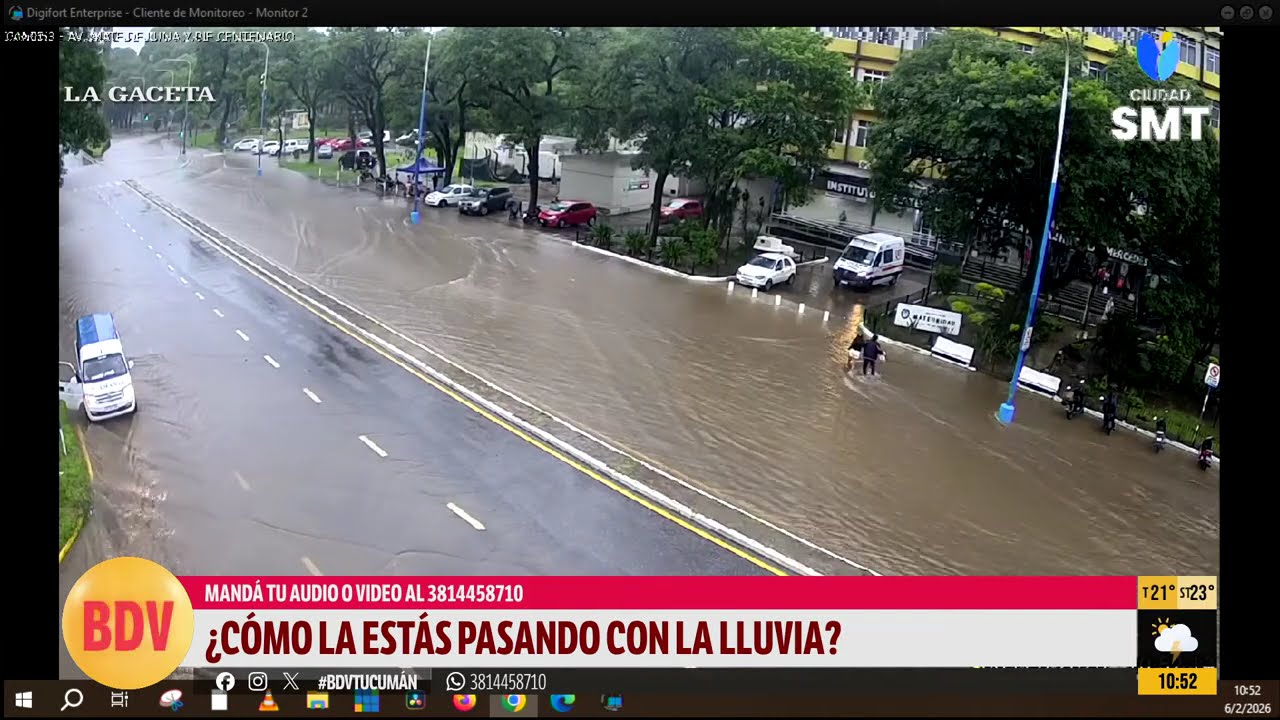 Canal Sur, Mate de Luna y otros puntos colmados de agua tras la tormenta del viernes #tucumán