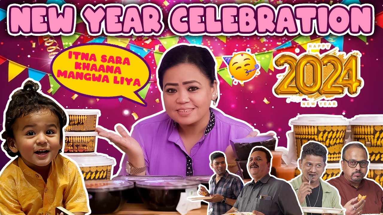 New Year Celebration 🥳🎉 | Bharti Singh | Haarsh Limbachiyaa | Golla