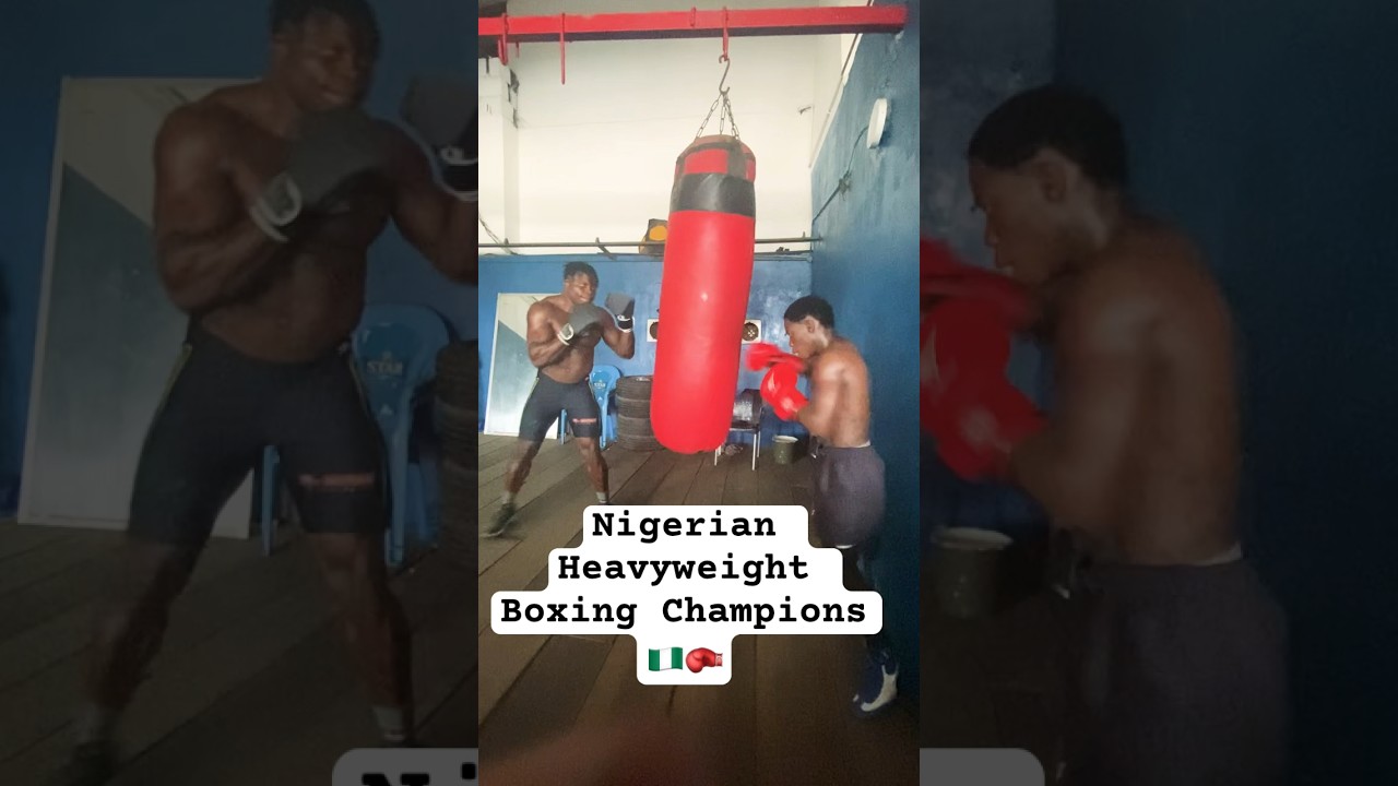 Heavyweight vs Lightweight Boxing Nigerian Champions #anthonyjoshua #Boxing #Kabiru #LilPeppa