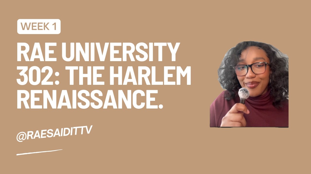 Rae University 302: The Harlem Renaissance Unit 1 Full