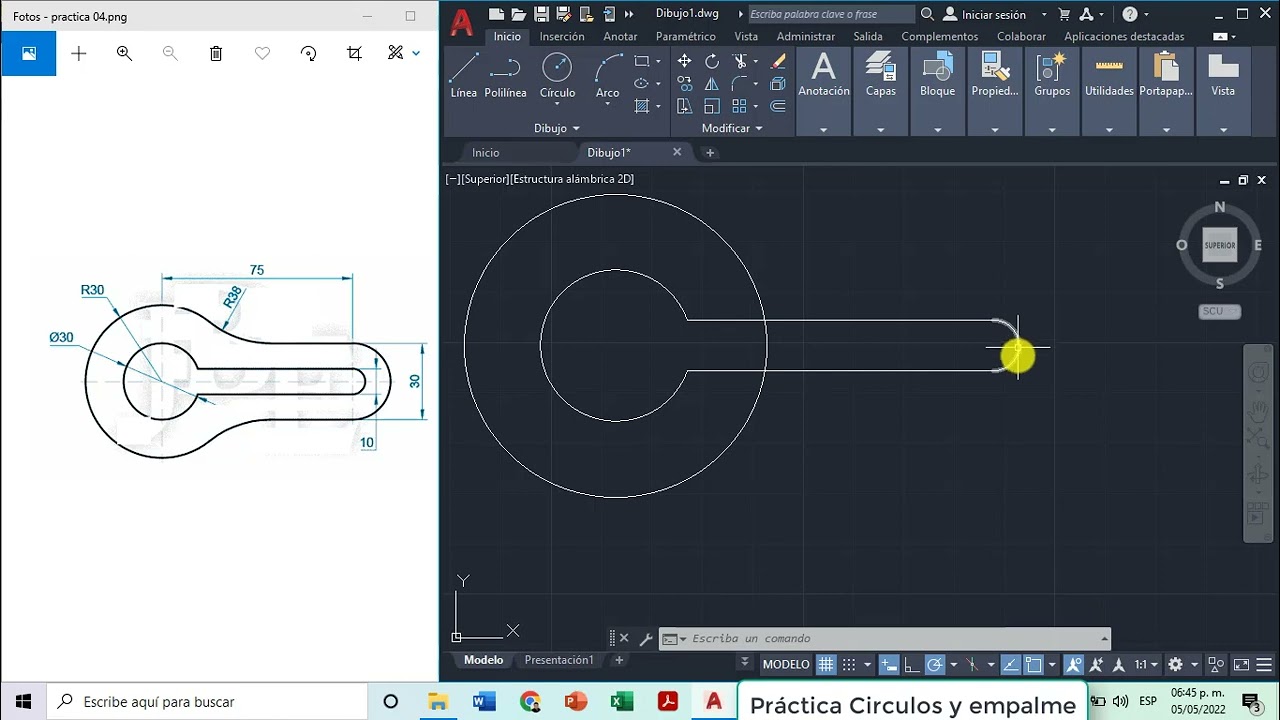 06 practica circulos y empalme