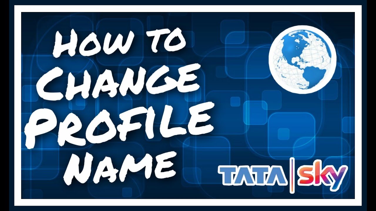 How to Change Register Profile Name in TataSky #CenturyTech #CenturyKnowledge