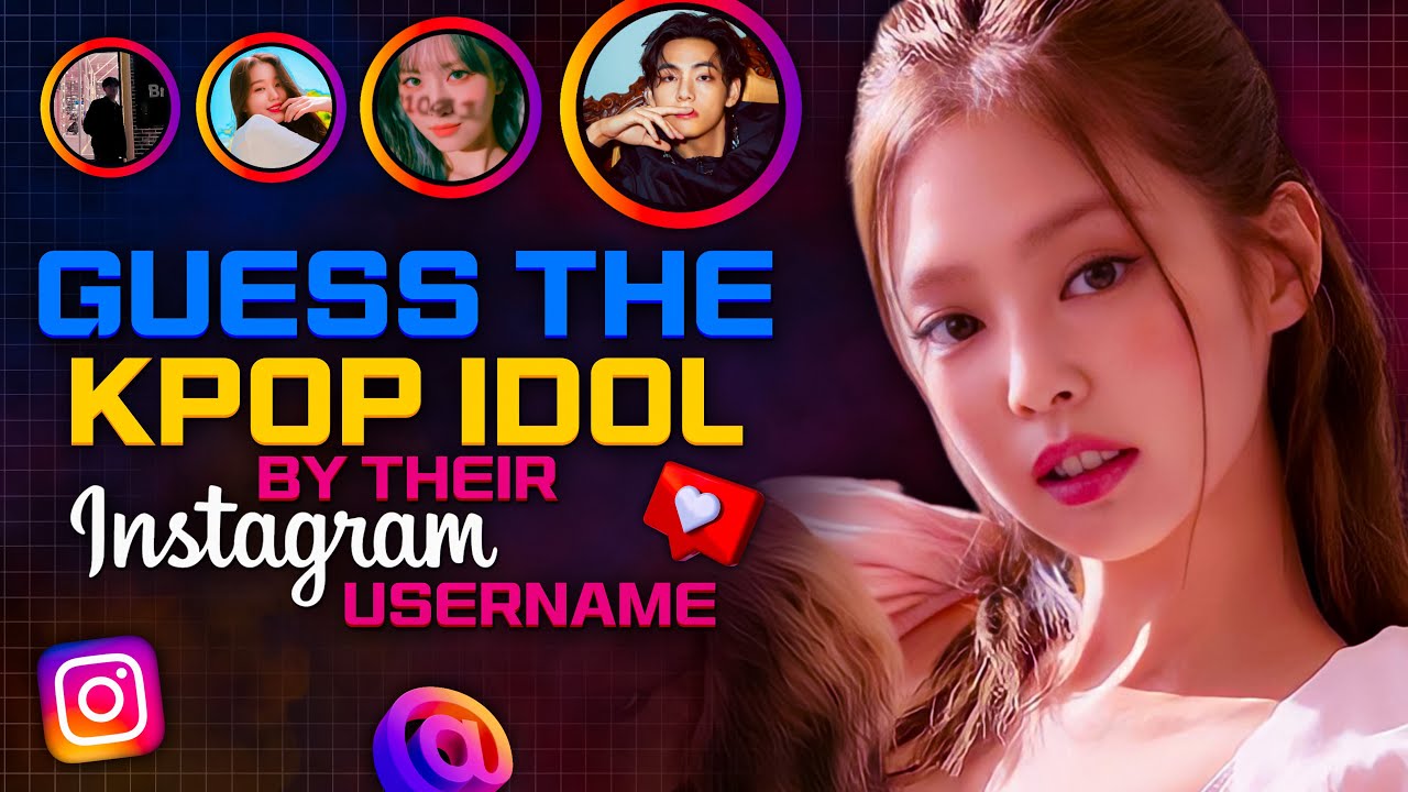 Guess The Kpop Idol by Their Instagram Username #1 | KPOP GAME  📱