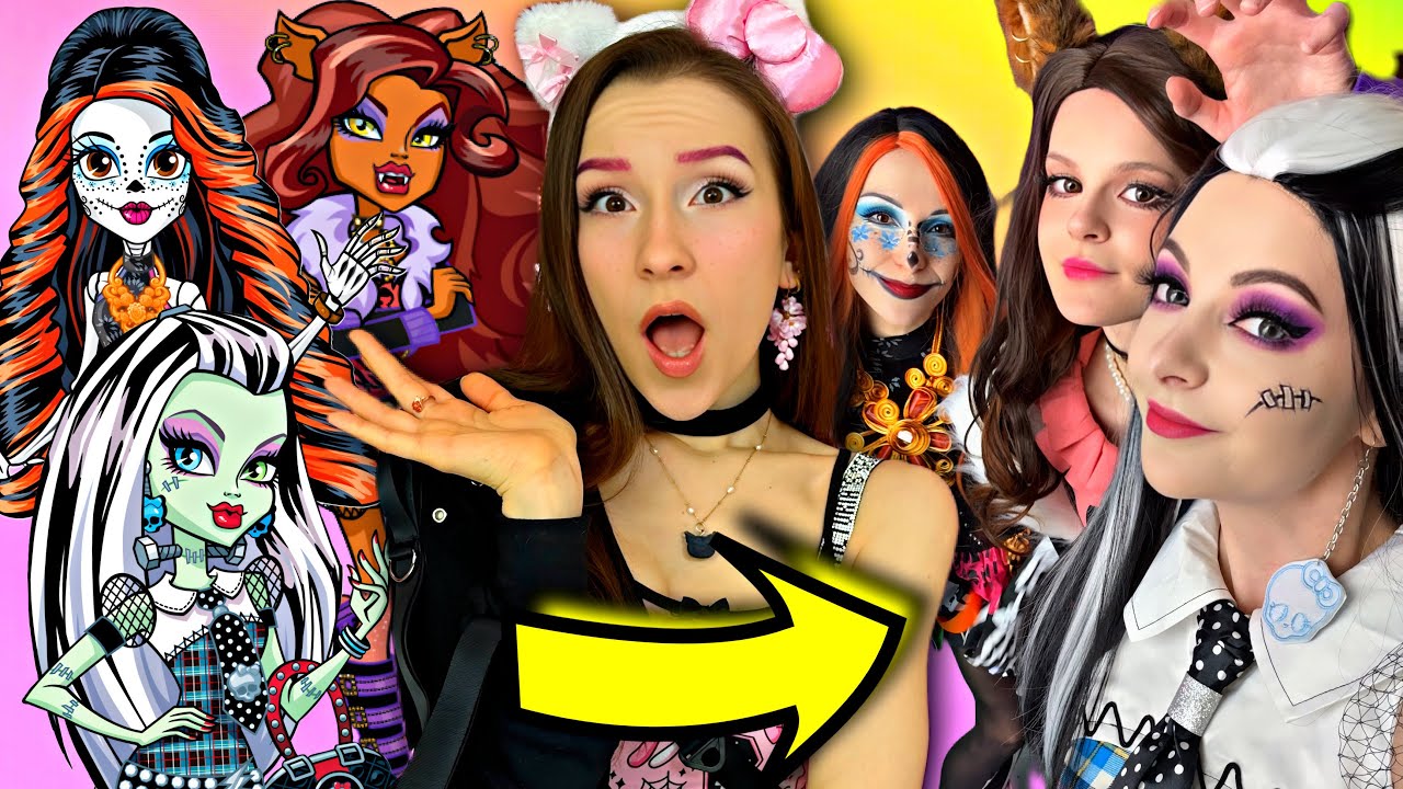 ZOSTAŁYŚMY PRAWDZIWYMI MONSTER HIGH!🖤💀👻