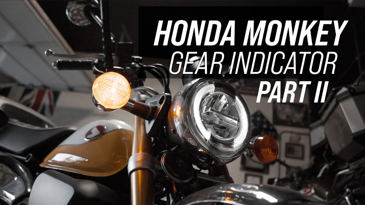 Honda Monkey 2022 Gear Indicator Programing & Test Drive