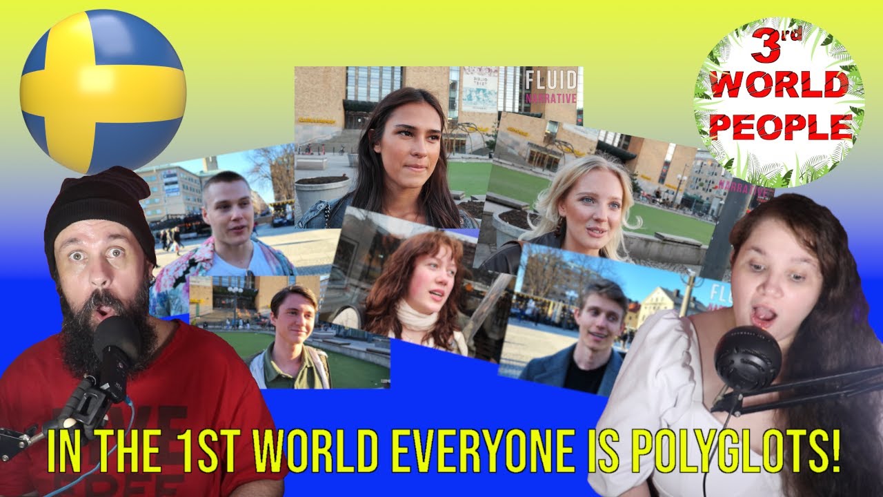 3rd WORLD PEOPLE REACT: HOW MANY LANGUAGES DO SWEDES SPEAK? SWEDEN REACTION