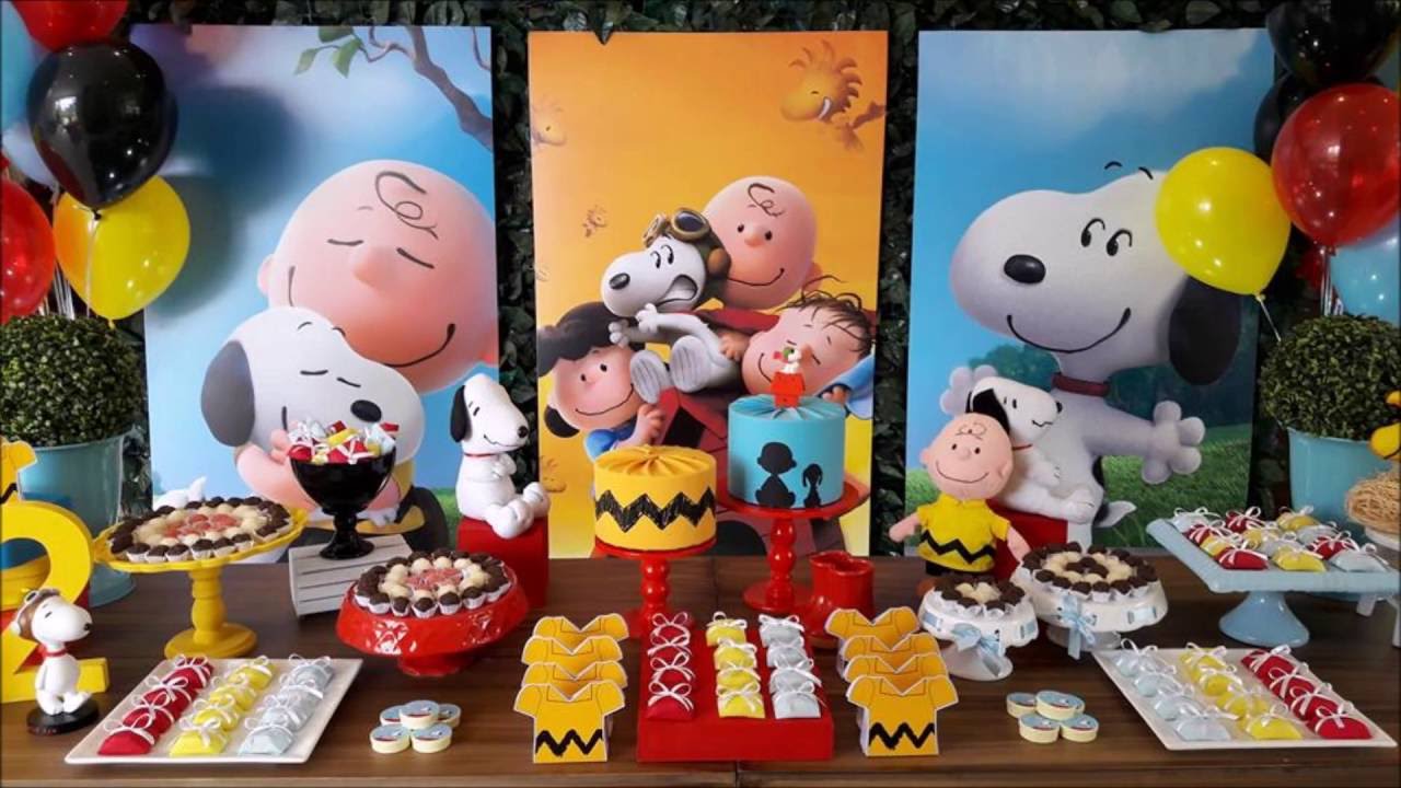 Ideias para Festa do Snoop e Charlie Brown
