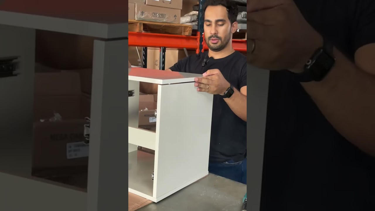 Montagem mesa de cabeceira steel - LH Móveis