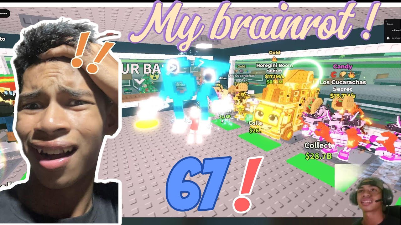 យកbrainrotដែលខំសន្សំទុកយកមករកលុយវិញអ្នកទាំងអស់គ្នា😍🤑/roblox steal a brainrot #leapwindo