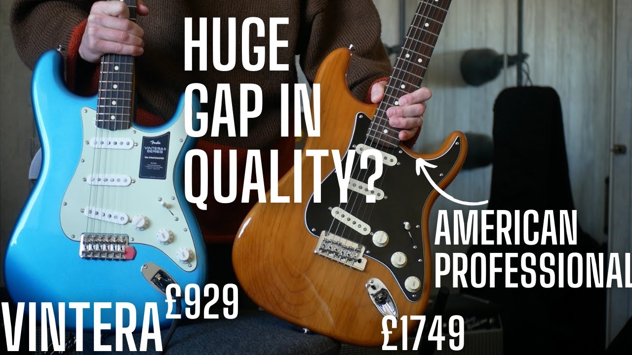 Огромная разница в качестве? Fender American Professional II против Vintera II Strat