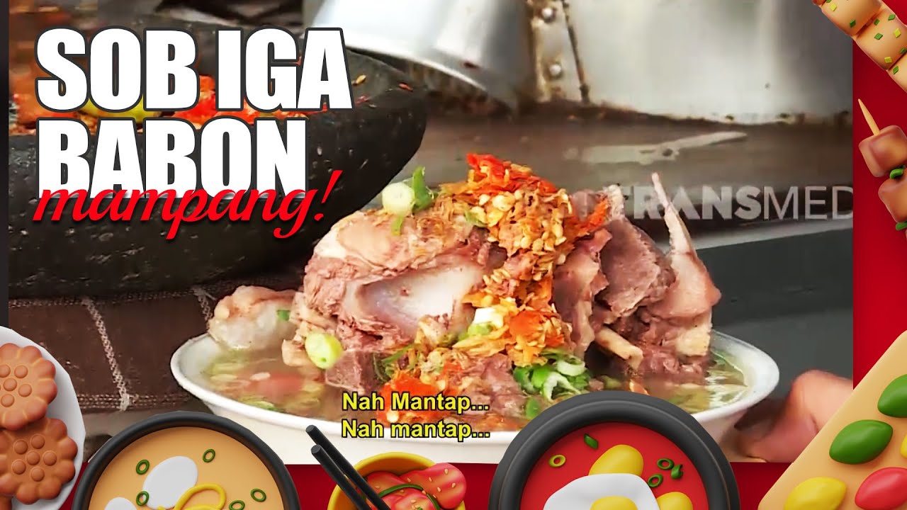 Sesuai Namanya! Soto Ayamnya Babon Banget! Sop Iganya Gak Kalah Babon! #rekomendasikuliner