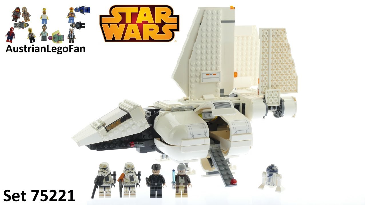 Lego Star Wars 75221 Imperial Landing Craft - Lego Speed Build Review