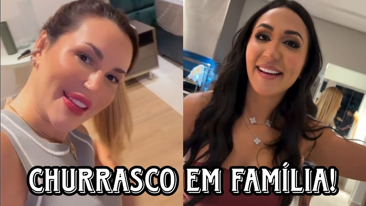 DEOLANE BEZERRA FAZ CHURRASCO PARA COMEMORAR ANIVERS&Aacute;RIO DA IRM&Atilde;