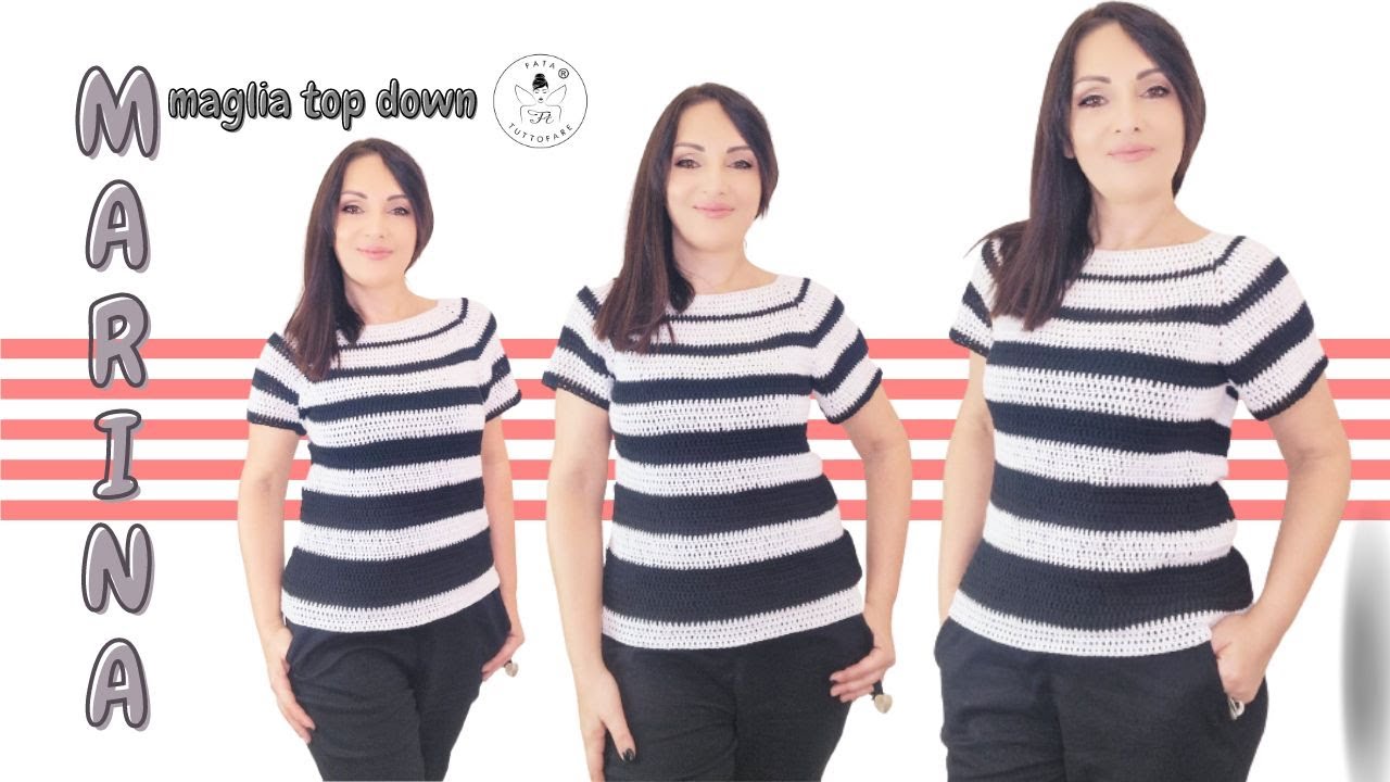 Sai qual &egrave; l'ultima tendenza? Marina maglia top down