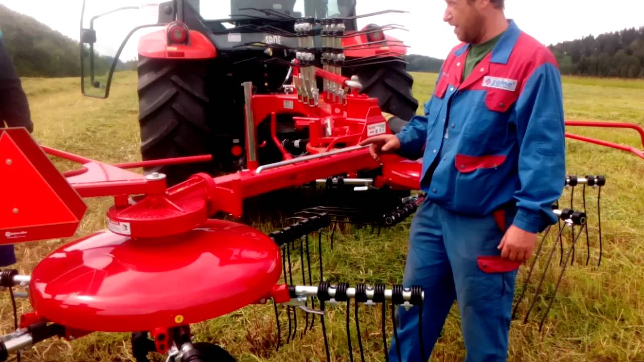 ENOROSSI DR 420 4R   přestavba na stranový shrnovač III