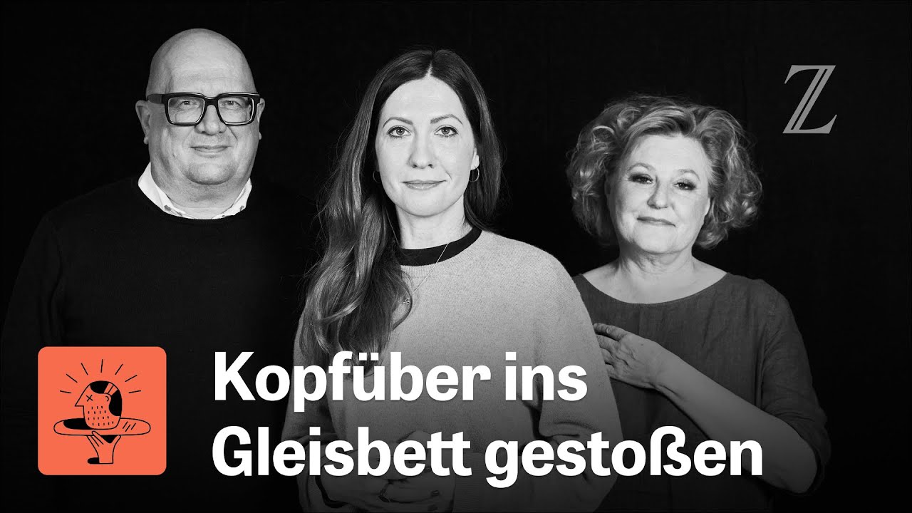 Kopfüber ins Gleisbett gestoßen