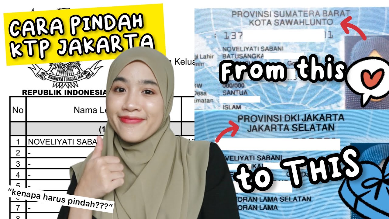 CARA PINDAH KTP JAKARTA | Bisa bikin KK sendiri? Kenapa pindah?