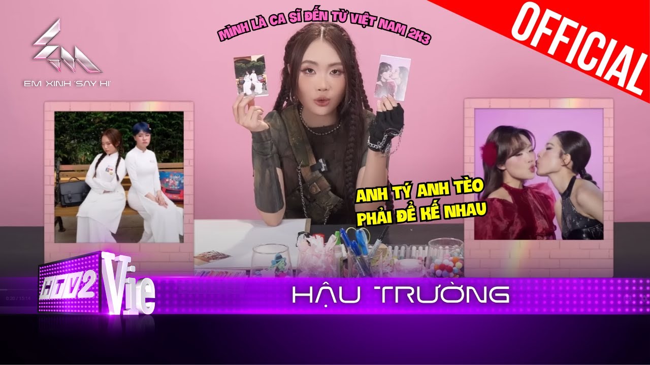 [BTS]Phương Mỹ Chi hãnh diện giới thiệu, kể lại kỷ niệm 2 tấm hình cùng bạn thân 2K3 |Em Xinh Say Hi