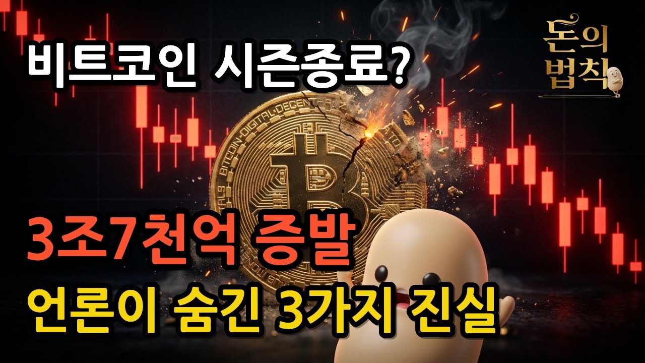 비트코인 6만불 붕괴! 3조7천억 증발의 진실 | 언론이 숨긴 레버리지 폭탄의 실체