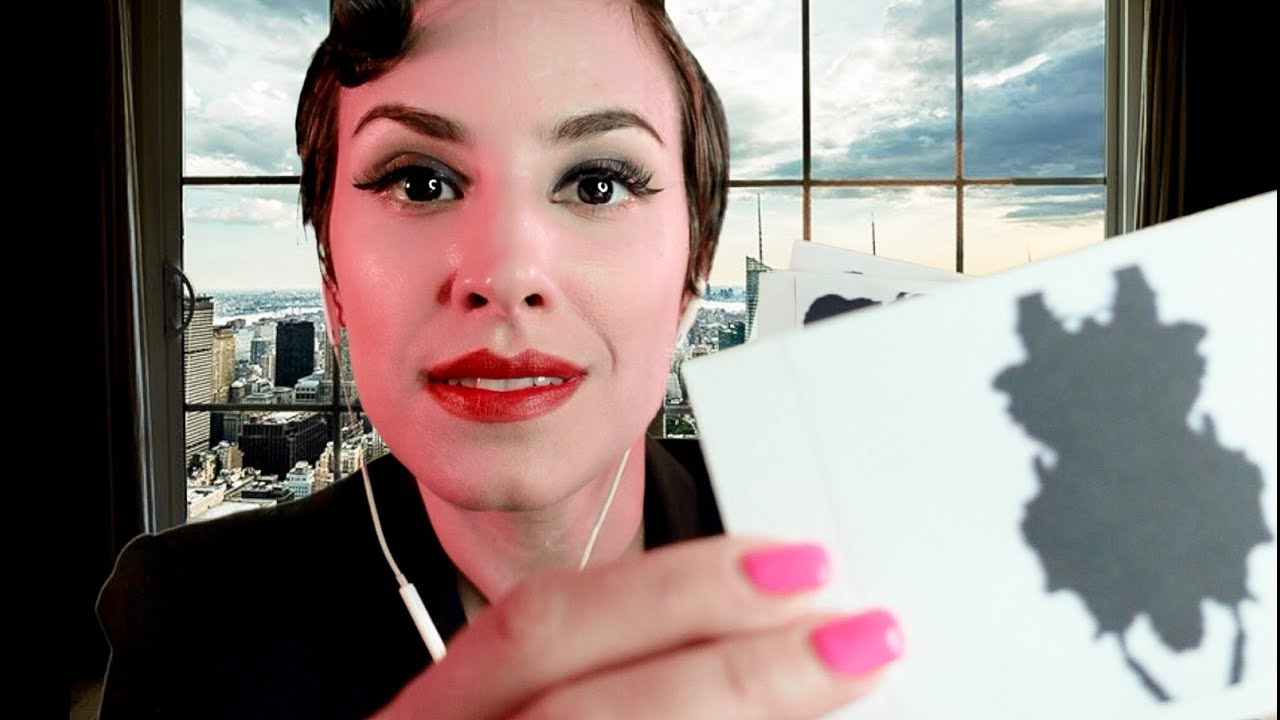 ASMR Psychologist Roleplay [Spanish accent] [inkblot test] [gentle rain]