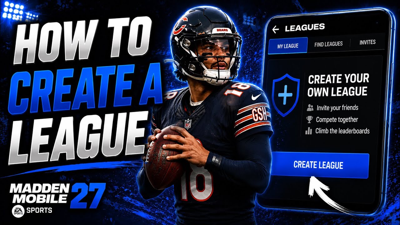 КАК СОЗДАТЬ ЛИГУ В MADDEN MOBILE 27! ПРОСТО И ЛЕГКО!