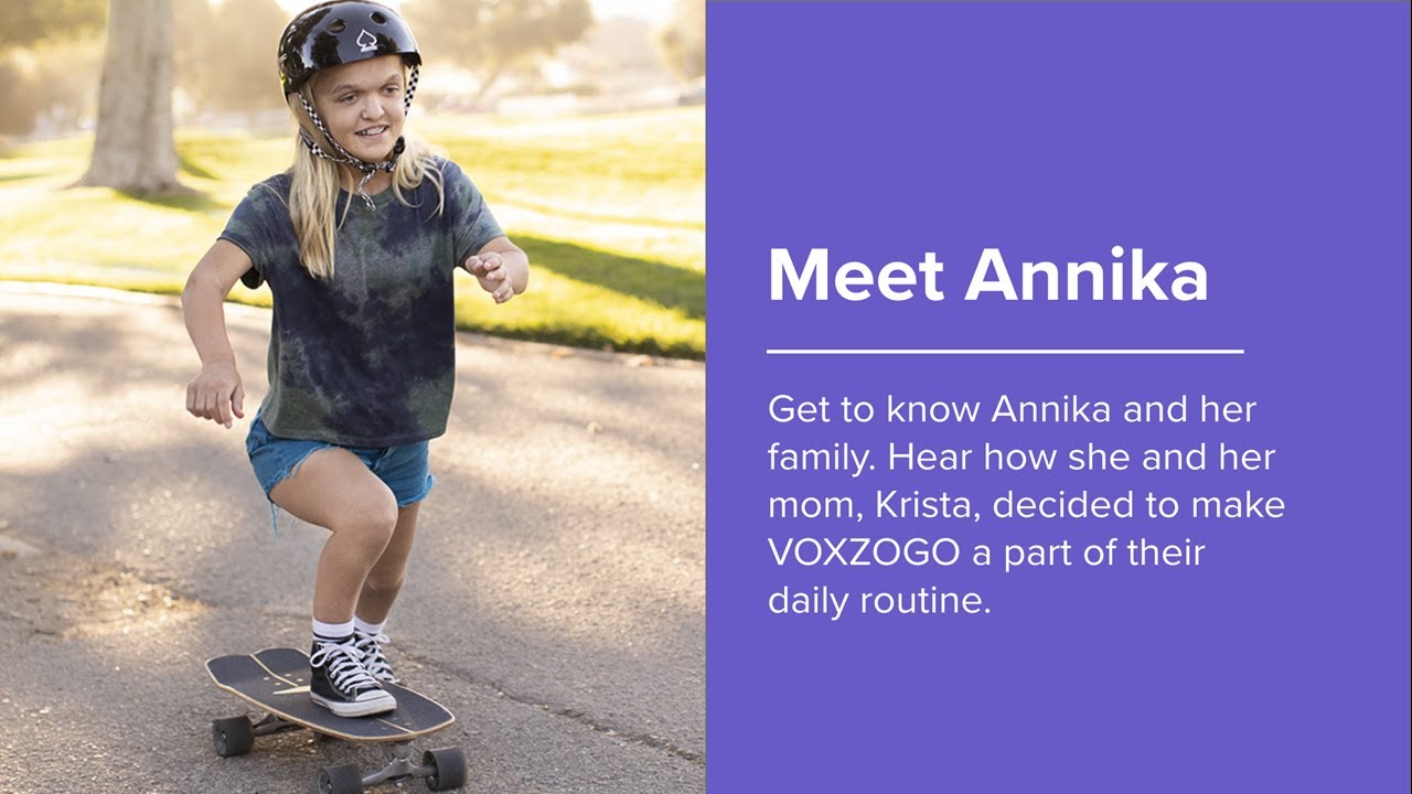 Annika's Story I Adding VOXZOGO® (vosoritide) treatment to a daily routine