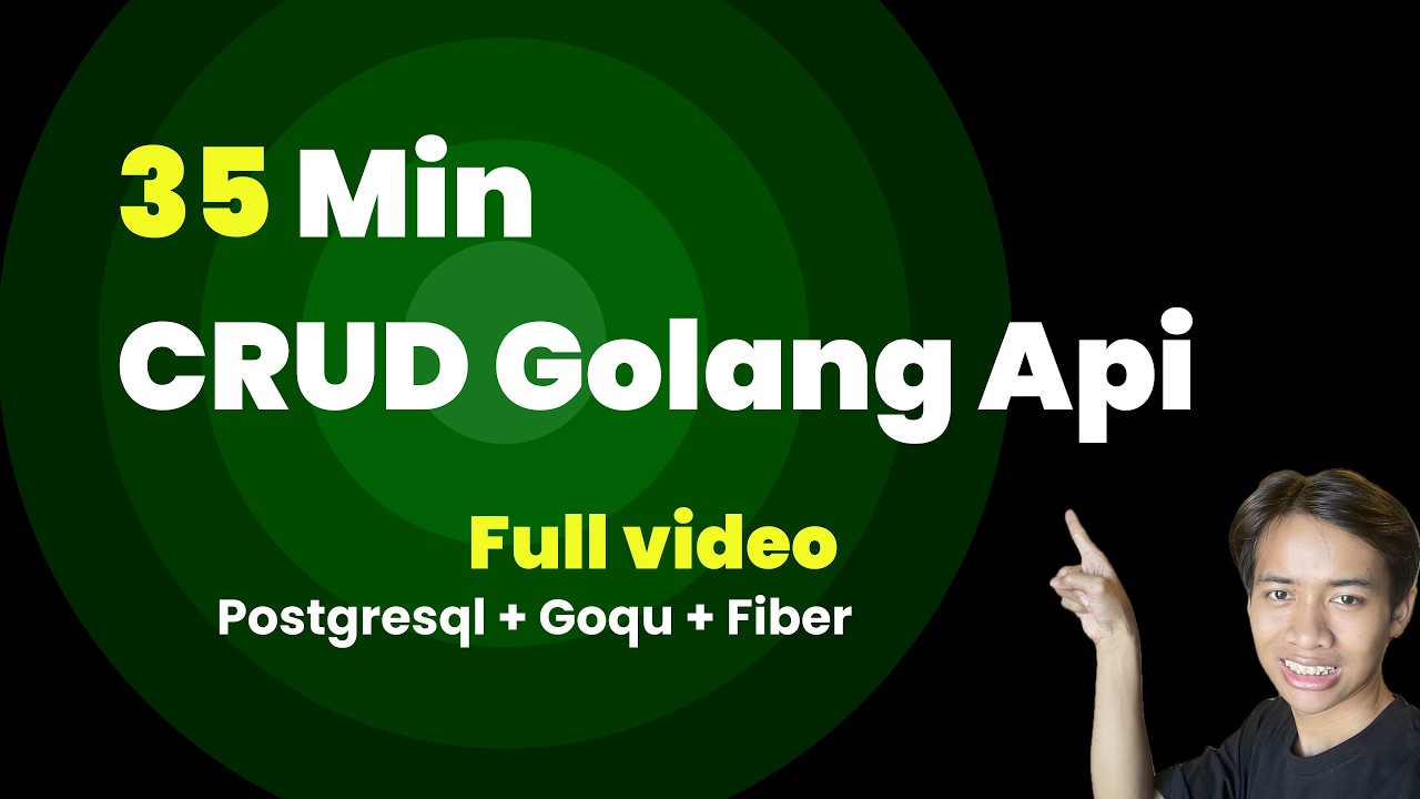 Golang fiber CRUD tutorial in 35 minutes: Postgresql + Fiber + Goqu