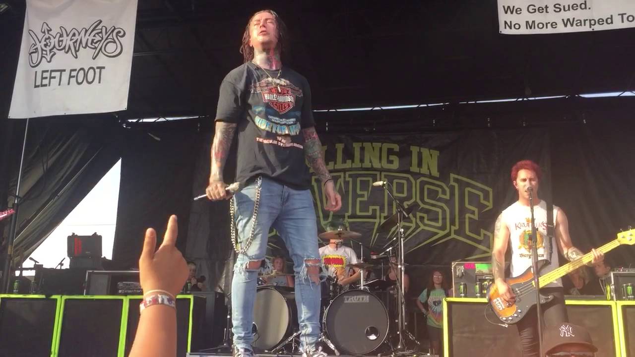 Falling in Reverse-Alone Live Syracuse Warped Tour 2016