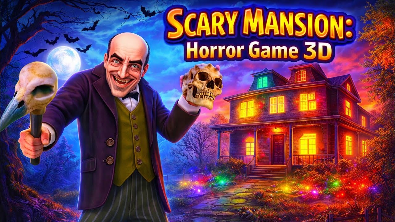 Scary Mansion: Horror Game 3D Fast Time Play 