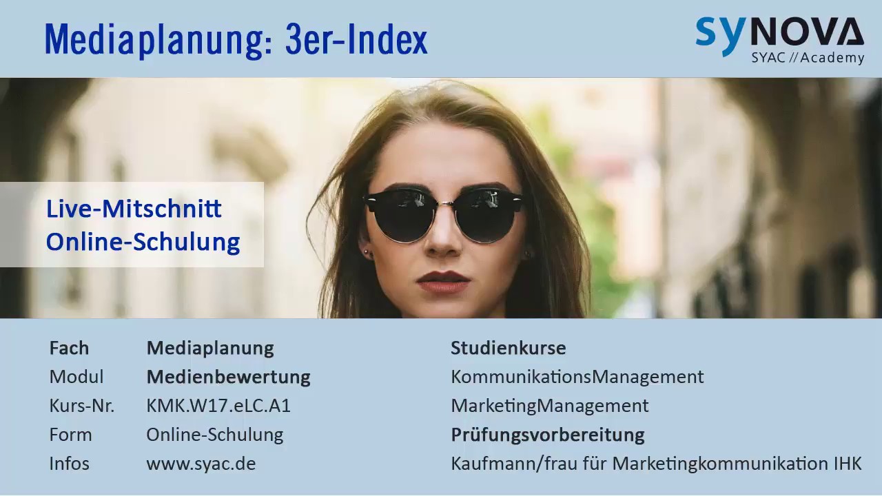 Mediaplanung » 3er Index zur Medienbewertung bzw. Medienselektion | SYAC.DE
