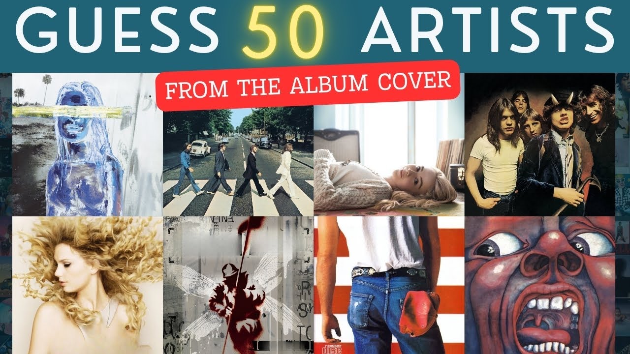 Iconic Album Cover Quiz - Can you name the 50 Artists? 🎵🎶