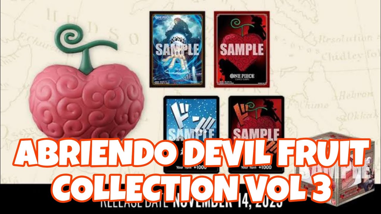 Abriendo la Devil Fruit Collection Vol 3