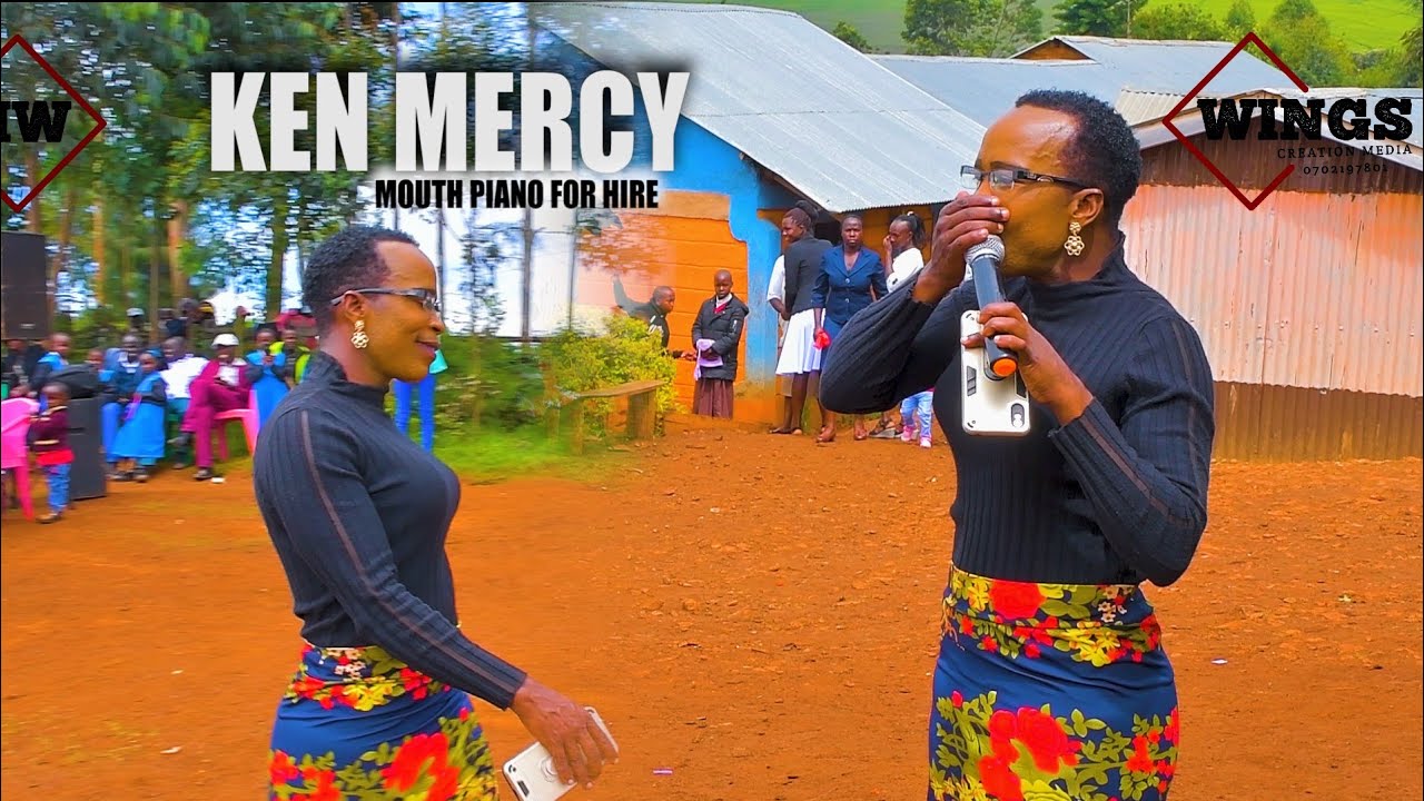 Ken Mercy a man who dresses like a woman can crack your rips🤣play a real piano using his mouth.