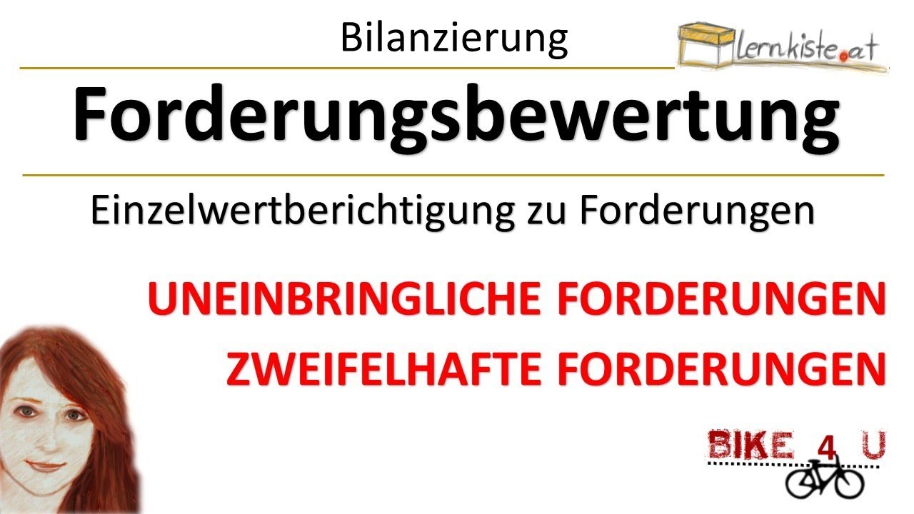 Forderungsbewertung - Uneinbringliche und zweifelhafte Forderungen