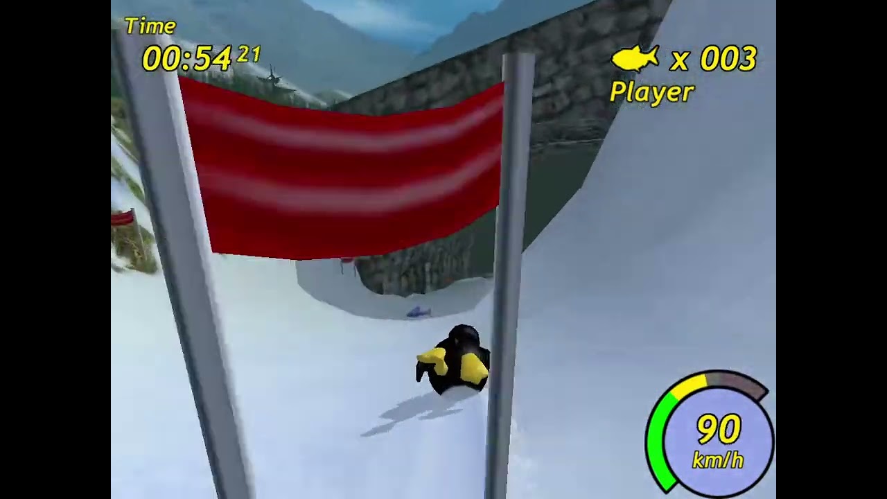 Tux Racer 1.1 - Alpine Descent - 01:34.31