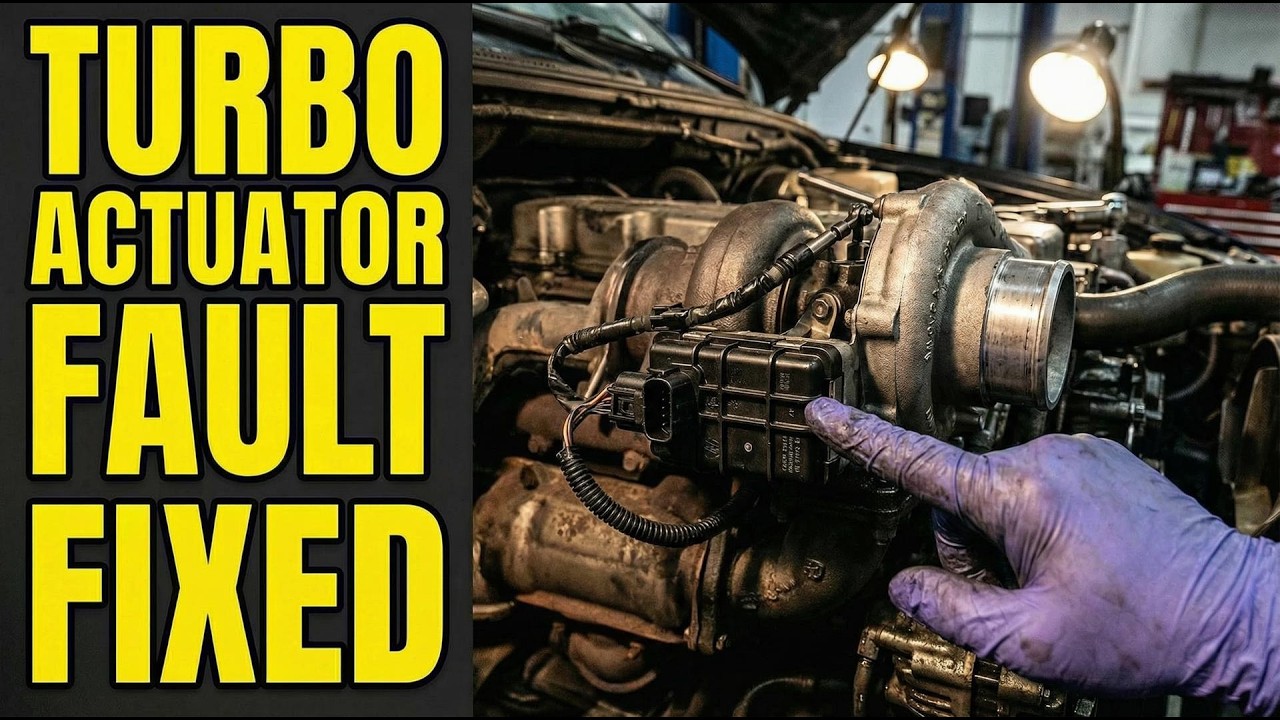 Ford Transit Turbo Actuator FAILURE: What to look for and how to fix it!