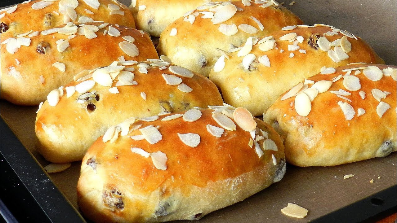 3 delicious soft bread recipes - raisins - Parker dinner rolls - Nutella