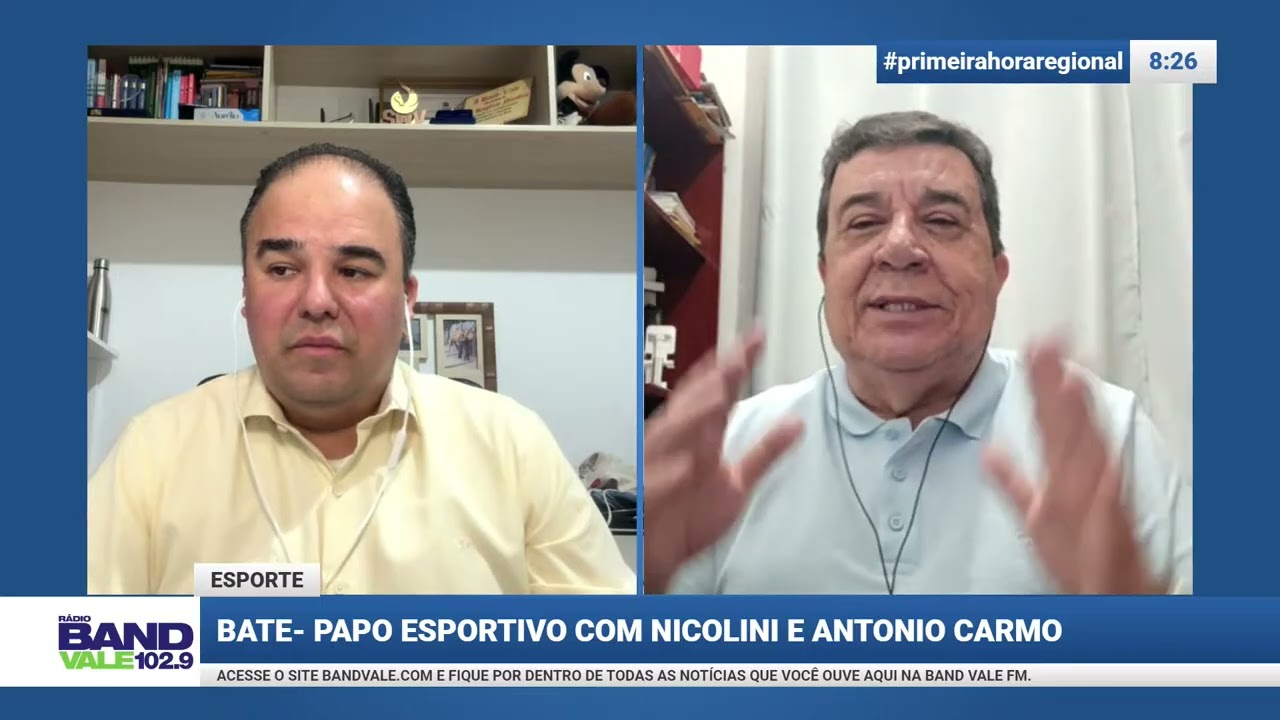 Bate-papo esportivo com Nicolini e Antonio Carmo - 03 de março de 2026