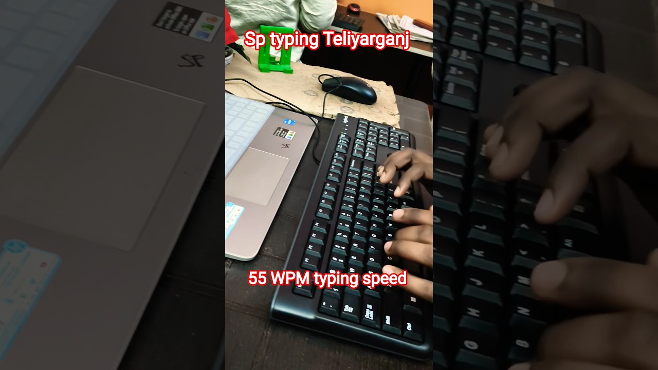55 WPM typing speed Typing | Sunil Patel |Typing Institute Teliyarganj | 