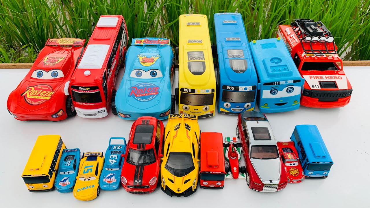 Mobil Mobilan Truk Oleng, Mobil Truk Molen, Mobil Balap, Truk Pasir, Mobil Roket, Damkar, Tayo #6788