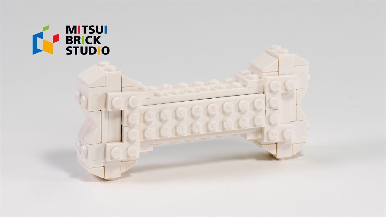 How to Build a Bone with LEGO Bricks  #StayHome #WithMe #家で一緒にやってみよう