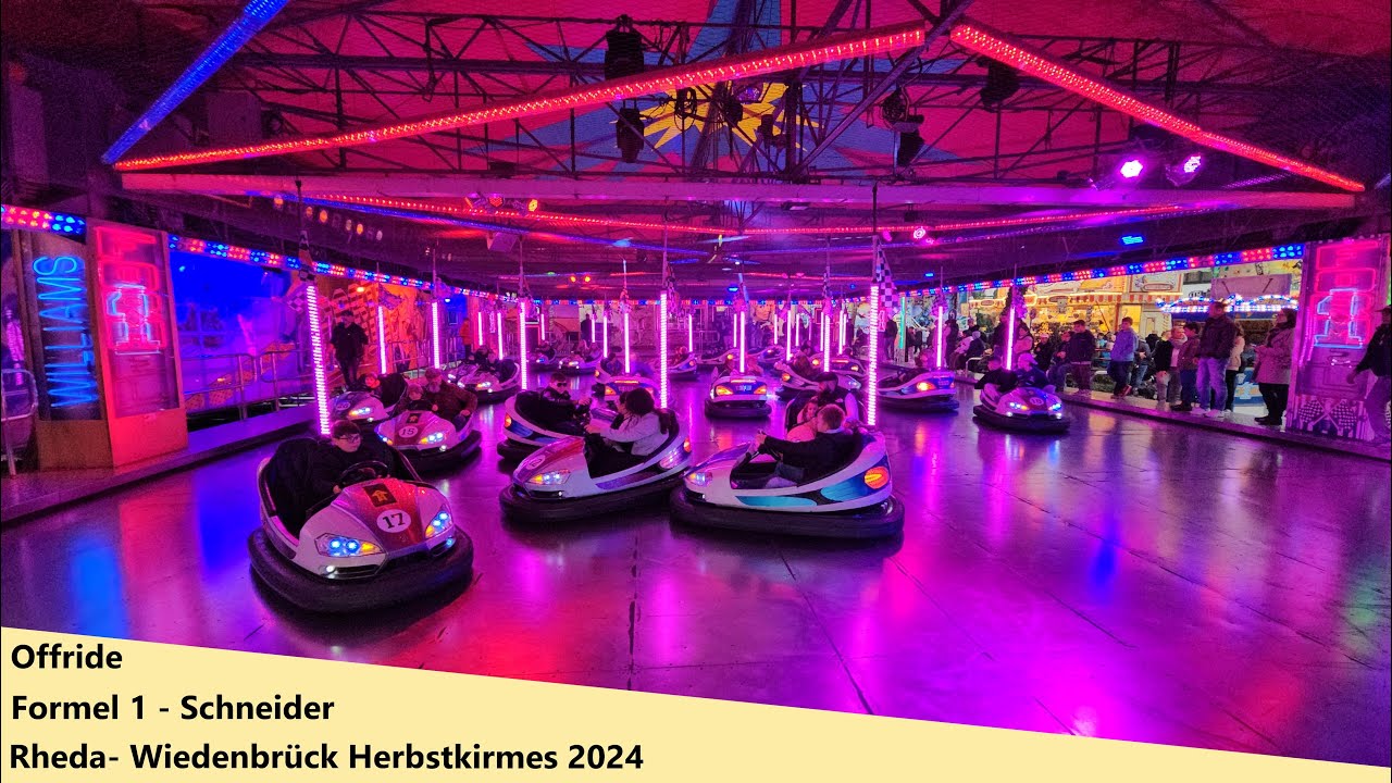 Autoscooter Formel 1 - Schneider (Offride Video) Rheda- Wiedenbrück Herbstkirmes 2024