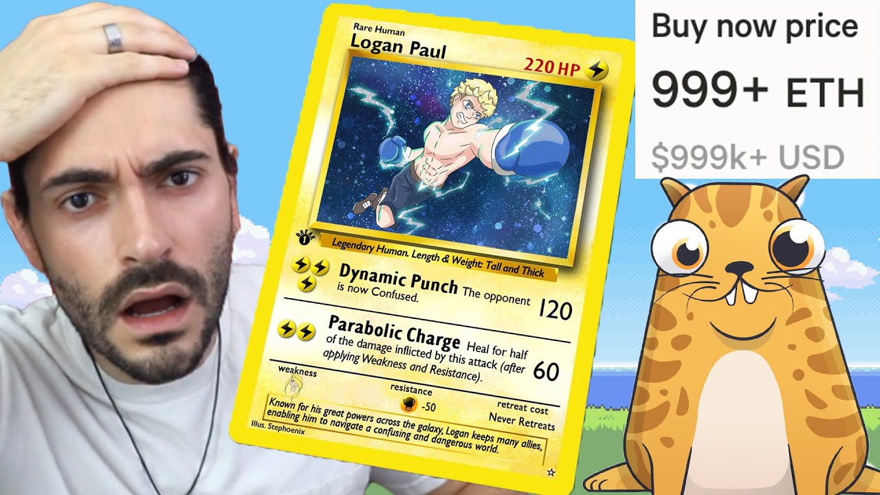 Logan Paul's NFT Pokemon Card, Crypto Kitties, and Digital Art. | NFT's Explained!