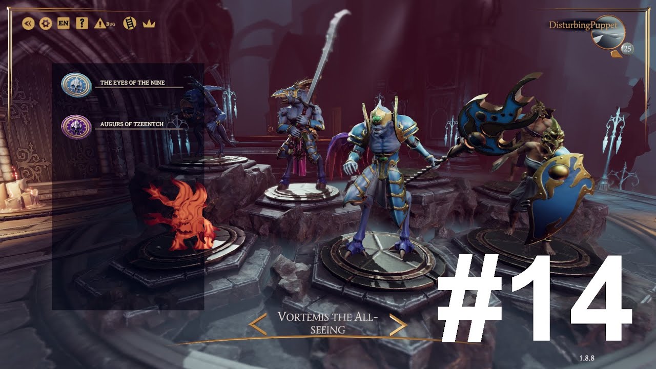 Eyes of the Nine (Tzeentch) vs Garrek's Reavers (Khorne) - Warhammer Underworlds