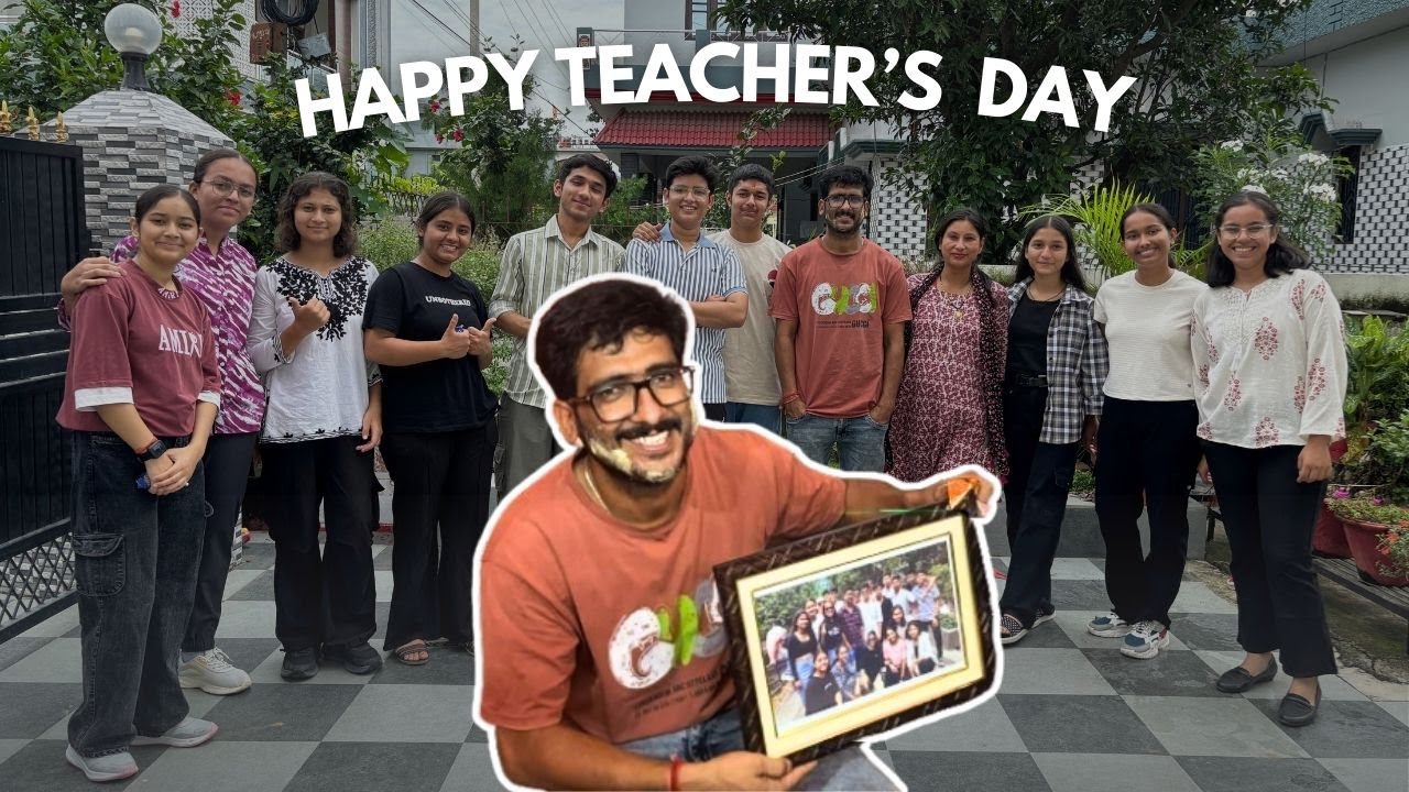 Teacher's Day Surprise Vlog |sir didn't expect this ... |   #teacherday #vlog #teacher #surprise
